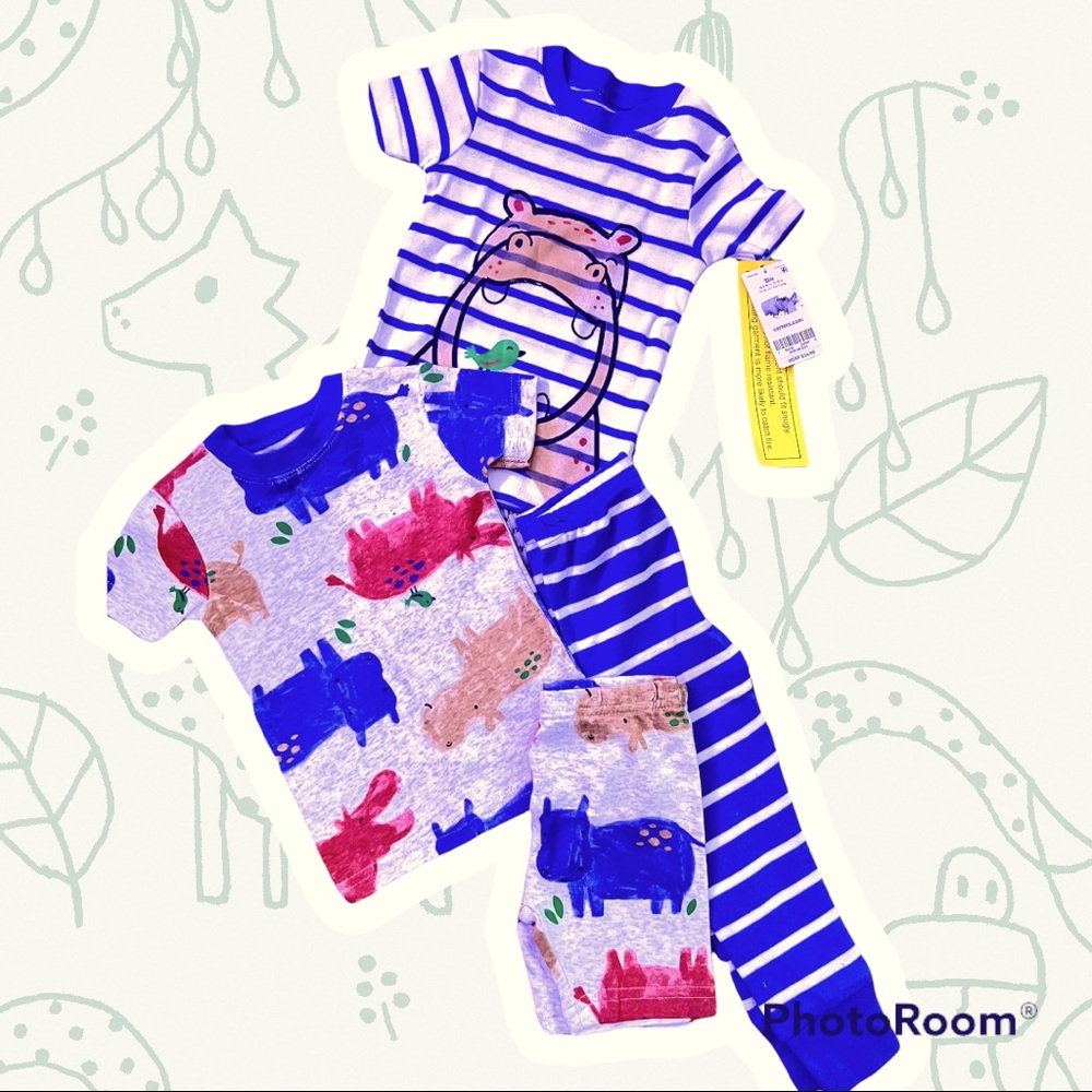 Carter’s 4 piece pajama set.